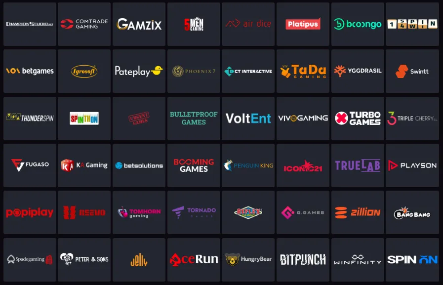 daytonaspin casino providers